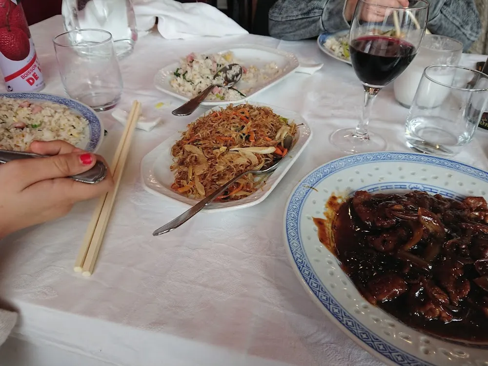 Agneau Au Caramel Et Vermicelle Sauté de Légumes